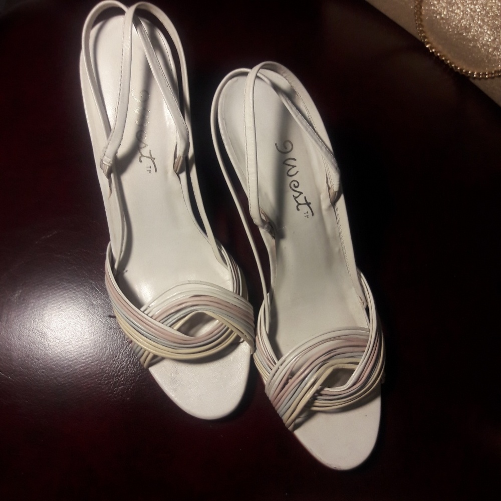 Leather Vintage Nine West Strappy Sandals
